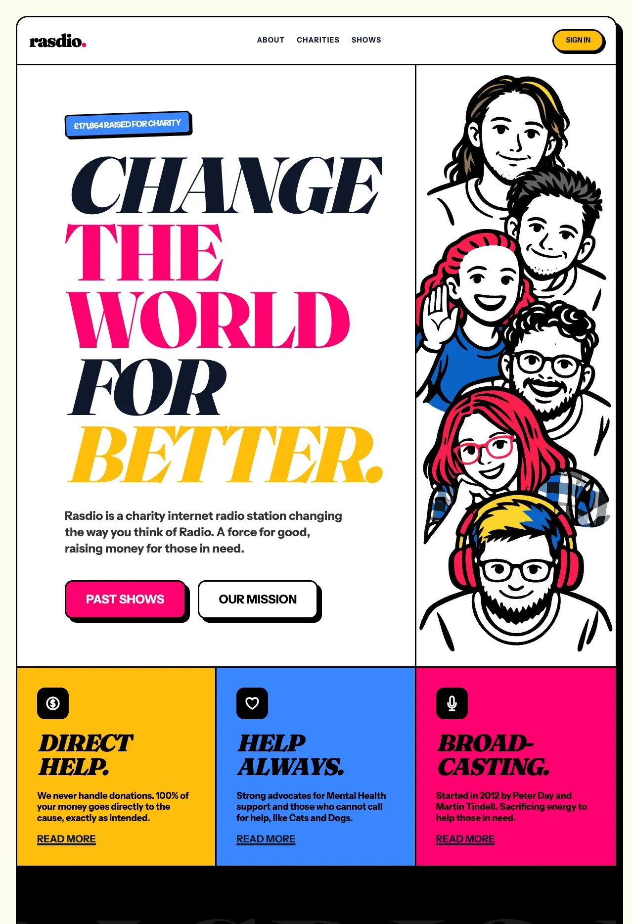 Rasdio website
